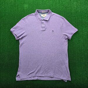 Original Penguin Polo Shirt Mens Large Purple Short Sleeve Classic Fit Preppy‎